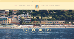 Desktop Screenshot of hotelrealpark.com