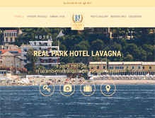 Tablet Screenshot of hotelrealpark.com